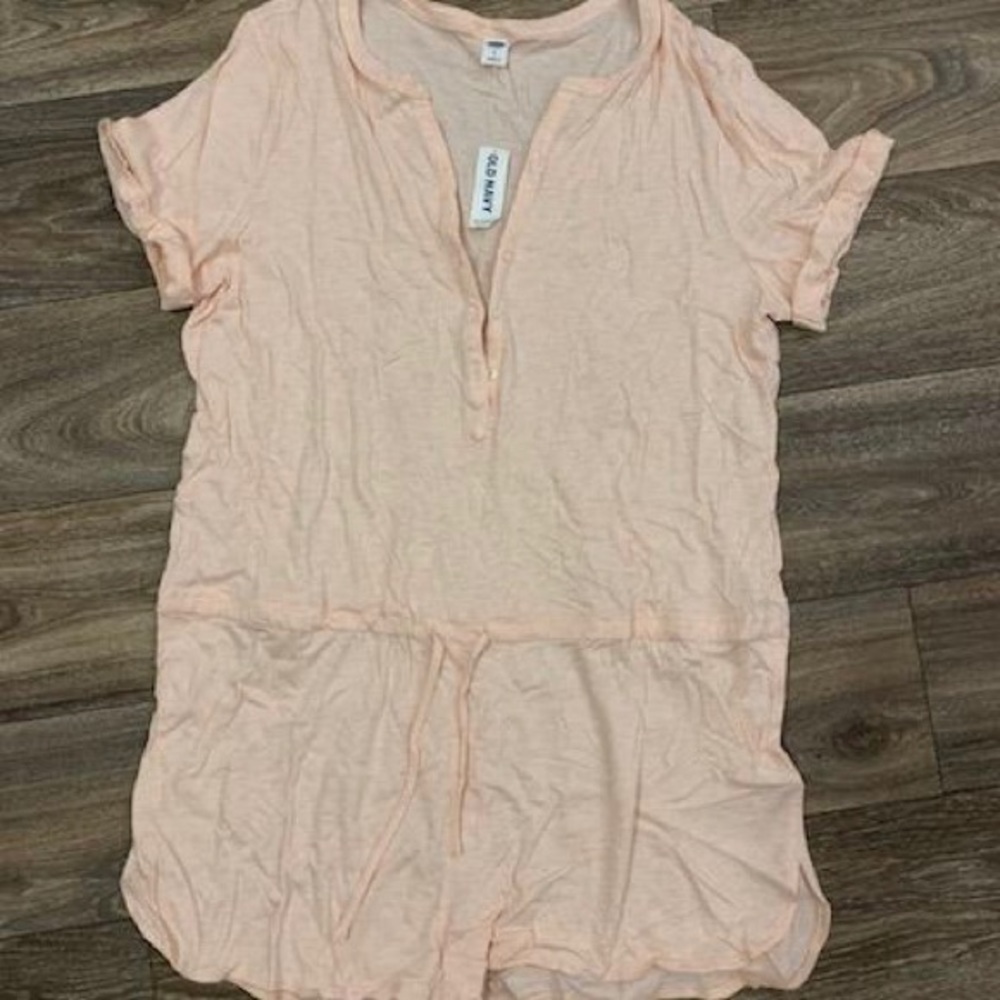 Old Navy PJ Romper- blush pink 💕